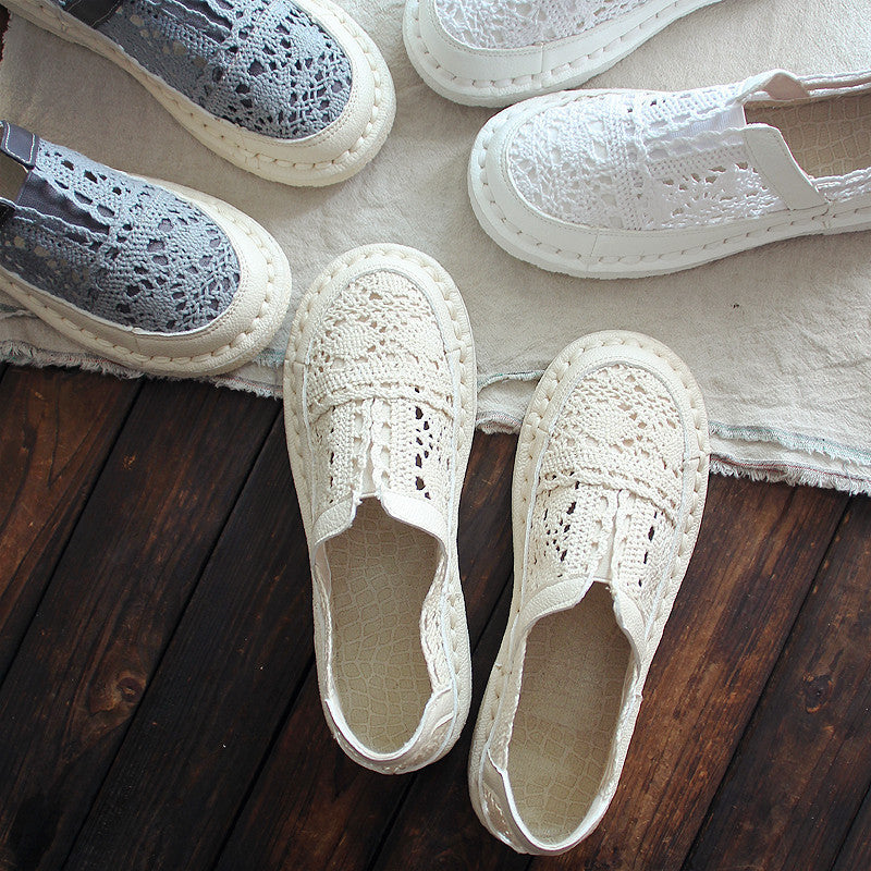 Tom Heger Hanne™ - Woman Cotton and Linen Shoes