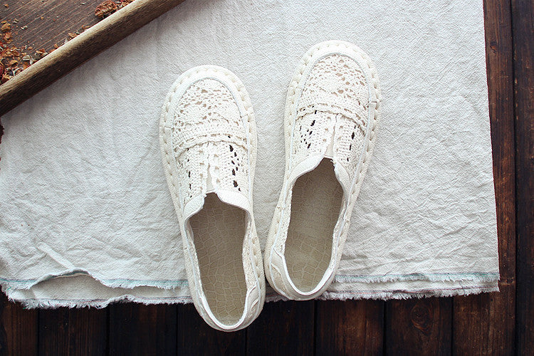 Tom Heger Hanne™ - Woman Cotton and Linen Shoes