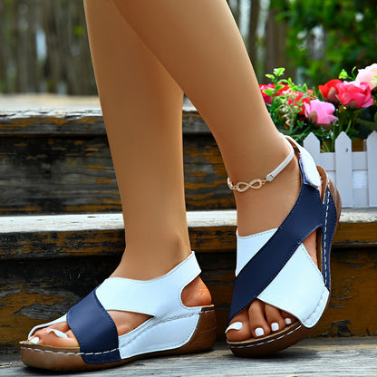 Tom Heger Ines™ - Woman Wedges Colorblock Sandals