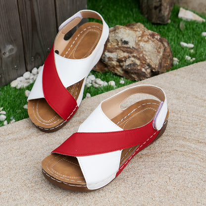 Tom Heger Ines™ - Woman Wedges Colorblock Sandals