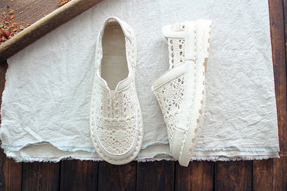 Tom Heger Hanne™ - Woman Cotton and Linen Shoes