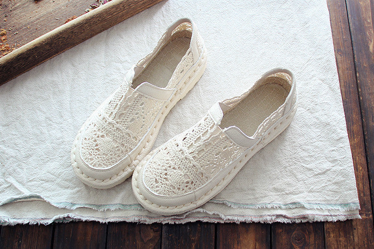 Tom Heger Hanne™ - Woman Cotton and Linen Shoes