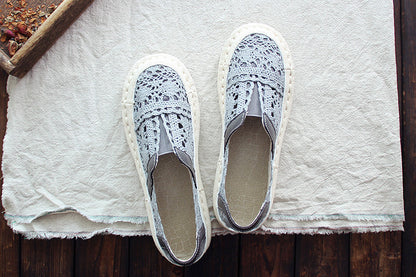 Tom Heger Hanne™ - Woman Cotton and Linen Shoes